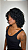 Peruca Cabelo Humano Cacheado Fox Water Preto 1B - Imagem 6
