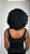 Peruca Cabelo Humano Cacheado Fox Water Preto 1B - Imagem 7