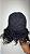 Peruca Cabelo Humano Cacheado Fox Water Preto 1B - Imagem 8
