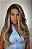 Lace Clarissa - Peruca Lace Front Fibra Premium Loira 60 cm - Aparência Natural - Imagem 8