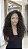 Peruca Lace Front Cabelo Humano Cacheada Longa Dania Castanho Escuro - Imagem 2
