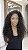 Peruca Lace Front Cabelo Humano Cacheada Longa Dania Castanho Escuro - Imagem 3