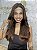 Peruca Lace Front Cabelo Humano Winter 04 Castanho Acobreado - Imagem 4