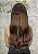 Peruca Lace Front Cabelo Humano Winter 04 Castanho Acobreado - Imagem 6