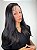 Peruca Lace Front Fibra Premium Vínia Castanho Escuro 2 - Imagem 2