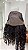 Peruca Lace Front Cabelo Humano DW 22 Violeta Castanho Escuro - Imagem 4