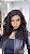 Peruca Lace Front Cabelo Humano DW 22 Violeta Castanho Escuro - Imagem 5