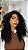 Peruca Cabelo Humano Cacheado Betina 22 1B - Imagem 1
