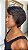 Peruca Lace Front L Part Cabelo Humano Chanel Falia Castanho Escuro - Imagem 5