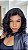 Peruca Lace Front Cabelo Humano Cacheado Udeua Castanho Escuro - Imagem 3