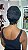 Peruca Cabelo Humano Cacheado Pixie Jade 036 Preta - Imagem 2
