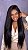 Peruca Lace Front Cabelo Humano Violet 32 Castanho Escuro - Imagem 3