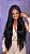 Peruca Lace Front Cabelo Humano Violet 32 Castanho Escuro - Imagem 1