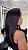 Peruca Fina Cabelo Humano Silk Top Nívea - Preto 60 cm - Imagem 4