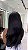 Peruca Fina Cabelo Humano Silk Top Nívea - Preto 60 cm - Imagem 2