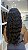 Peruca Lace Fibra Premium Ondulada Giana Castanho Escuro - Imagem 2