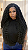 Peruca Lace Front Fibra Premium Eva Cacheada Castanho Escuro - Imagem 1