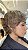Peruca Lace Front Cabelo Humano Ondulada Sandra - Castanho claro - Imagem 2