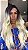 Peruca lace front fibra orgânica Júlia loiro claríssimo ombre - Imagem 4