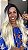 Peruca lace front fibra orgânica Júlia loiro claríssimo ombre - Imagem 1