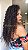 Lace front 13x6 baby hair cabelo humano cacheada Paola 50 cm - Imagem 2