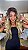 Peruca lace front fibra premium Talita Corin mechas - Imagem 5