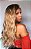 Peruca lace front cabelo humano ombre loiro ondulado 262 - Imagem 3