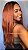 Peruca half wig cabelo humano ombre ruiva - Imagem 7