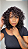Peruca cabelo humano cacheado Mali castanha - Imagem 4