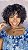Peruca cabelo humano Afro Lady Preta - Imagem 2