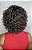Peruca cabelo humano cacheada franja Nara castanha - Imagem 7