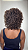 Peruca Cabelo Humano Cacheada Nara Castanho - Imagem 6