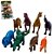 Kit Dinossauros de Plástico 8 Peças - Imagem 1