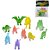 Kit Dinossauros Fluorescentes 10 Peças - Imagem 1