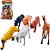 Kit Animais de Plástico Selva 6 Peças - Imagem 1