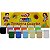 Tinta Guache 12 Cores Radex 15ml Cores Vibrantes - Imagem 1