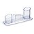Porta Canetas Cristal Maxcril: Organize sua Mesa! - Imagem 1