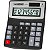 Calculadora de Mesa 8 Dígitos Yins - Preto e Prata - Imagem 1
