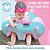 ASSENTO PARA BEBÊ – POLTRONA BABY CHAIR – ALMOFADA ROSA / CINZA - Imagem 7