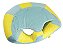 ASSENTO PARA BEBÊ – POLTRONA BABY CHAIR – ALMOFADA AMARELO / AZUL - Imagem 3