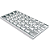 Luminária Comercial Calha Embutir 4x18w 1243mm Tubular T8 10 Aletas - Para Forro Modular E Gesso - Imagem 2