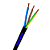CABO PP 3X2,5MM FLEXIVEL 1KV ROLO C/100MT PRETO BRASCOPPER - Imagem 2
