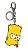 Chaveiro de Metal Simpsons - Bart - Imagem 1