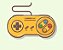 Quadro de Metal 26x19 Controle Super Nintendo - Imagem 1