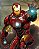 Quadro de Metal 26x19 Vingadores - Iron Man Mark II - Imagem 1