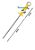 CHAIRA MUNDIAL LISA PROFISSIONAL AMARELA 5540-10" - REF 813 - Imagem 3