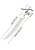 FACA PARA CARNES PROFISSIONAL MUNDIAL 5517-10" - REF 819 - Imagem 2