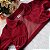 Bolero Plush Bordo com gola e detalhes drapeado | Lançamento - Imagem 3