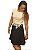 VESTIDO SOCIAL COM DETALHE DE RENDA NA BLUSA - MODELO LUZI LEAL - Imagem 1