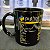 Caneca Python Commands Cheat Sheet preta - Imagem 3